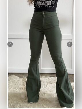 Fiona High-Waisted Bell Bottom Flared Pants